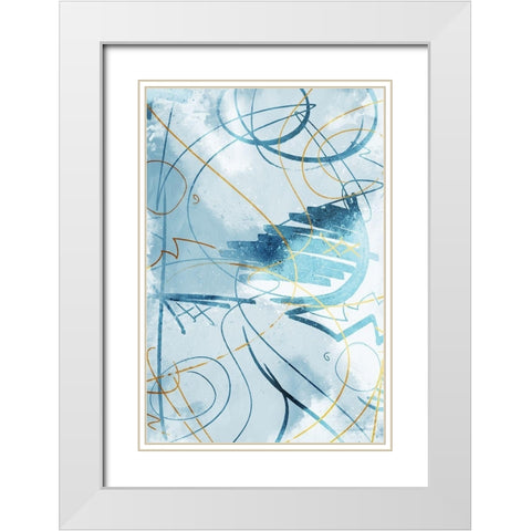 Get It Out Mate White Modern Wood Framed Art Print with Double Matting by OnRei