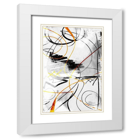 Get It All Out Mate White Modern Wood Framed Art Print with Double Matting by OnRei