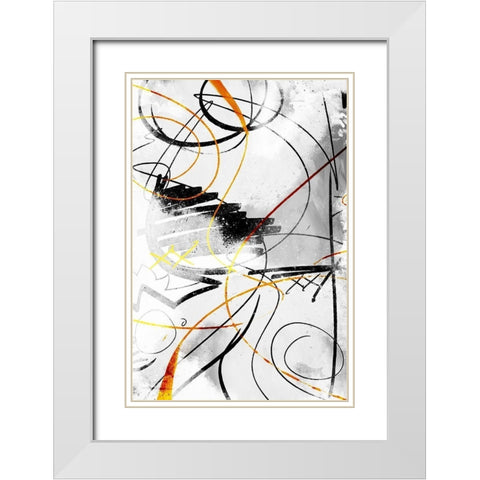 Get It All Out Mate White Modern Wood Framed Art Print with Double Matting by OnRei