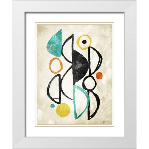 We All Need Help White Modern Wood Framed Art Print with Double Matting by OnRei