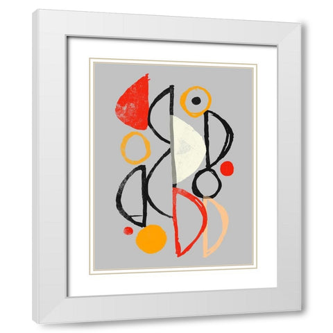 We All Need Help Again White Modern Wood Framed Art Print with Double Matting by OnRei