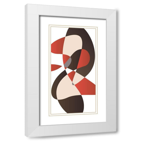 Look At You White Modern Wood Framed Art Print with Double Matting by OnRei