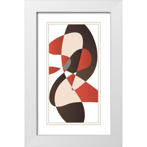 Look At You White Modern Wood Framed Art Print with Double Matting by OnRei