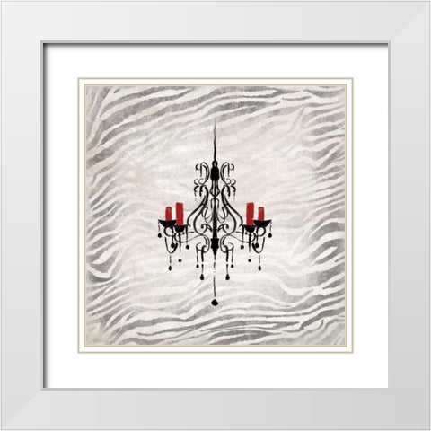 BRIGHTNESS White Modern Wood Framed Art Print with Double Matting by OnRei