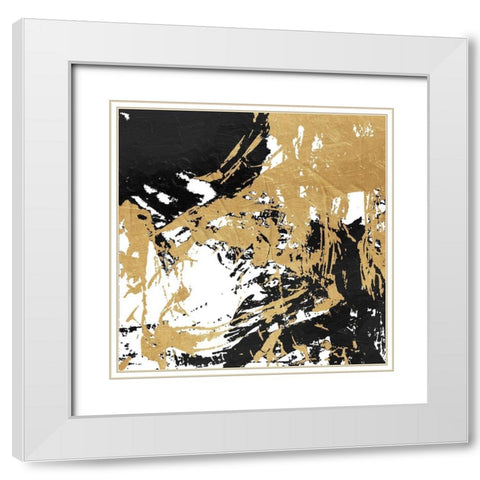 Not Contained White Modern Wood Framed Art Print with Double Matting by OnRei