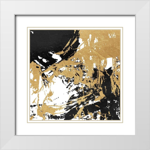 Not Contained White Modern Wood Framed Art Print with Double Matting by OnRei