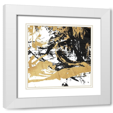 Free Form White Modern Wood Framed Art Print with Double Matting by OnRei