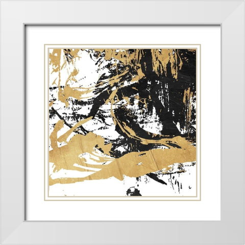 Free Form White Modern Wood Framed Art Print with Double Matting by OnRei