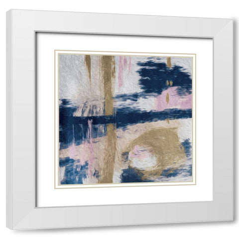 Cross Yourself Neutral White Modern Wood Framed Art Print with Double Matting by OnRei