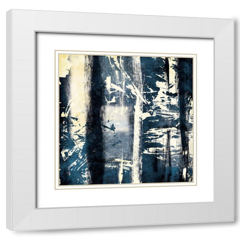 Decide White Modern Wood Framed Art Print with Double Matting by OnRei