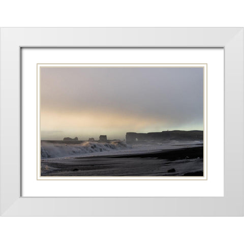 Sufers Paradise White Modern Wood Framed Art Print with Double Matting by Orlando