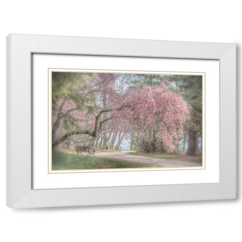 Merciful Integrity White Modern Wood Framed Art Print with Double Matting by DeLuca, Pat