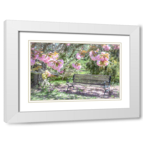 Perpetual Struggle White Modern Wood Framed Art Print with Double Matting by DeLuca, Pat