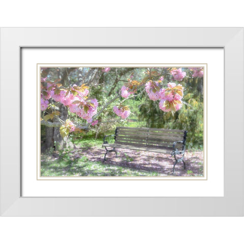 Perpetual Struggle White Modern Wood Framed Art Print with Double Matting by DeLuca, Pat