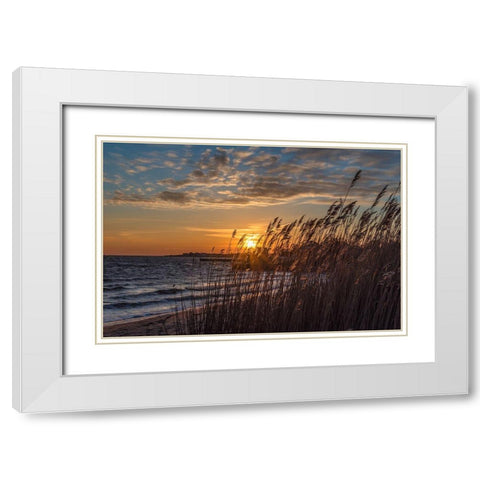 Discovery Of Redemption White Modern Wood Framed Art Print with Double Matting by DeLuca, Pat