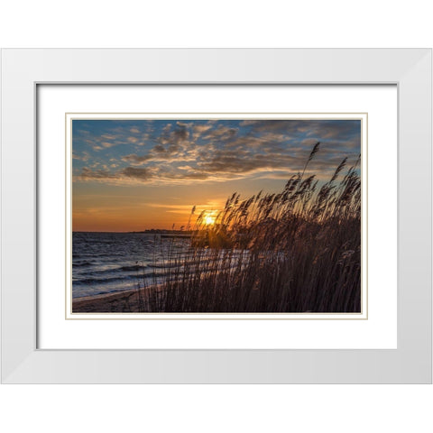Discovery Of Redemption White Modern Wood Framed Art Print with Double Matting by DeLuca, Pat
