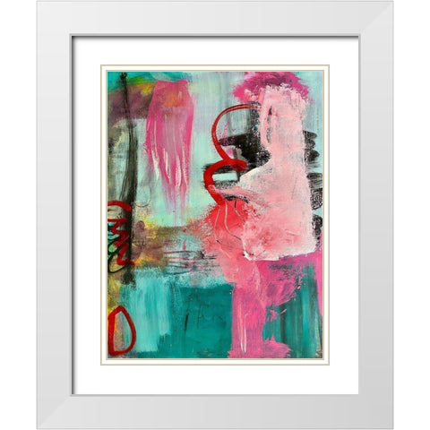 Modest Transformation White Modern Wood Framed Art Print with Double Matting by Spina, Phyllis