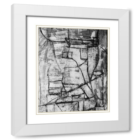 Dark Fantasy White Modern Wood Framed Art Print with Double Matting by Spina, Phyllis