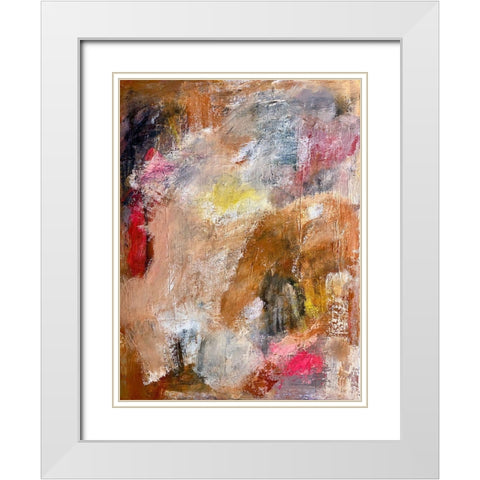 Bread and Butter White Modern Wood Framed Art Print with Double Matting by Spina, Phyllis