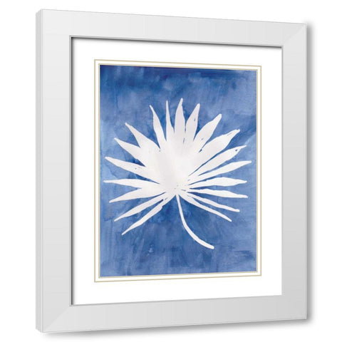 Natural Silhouette B White Modern Wood Framed Art Print with Double Matting by Varacek, Pam