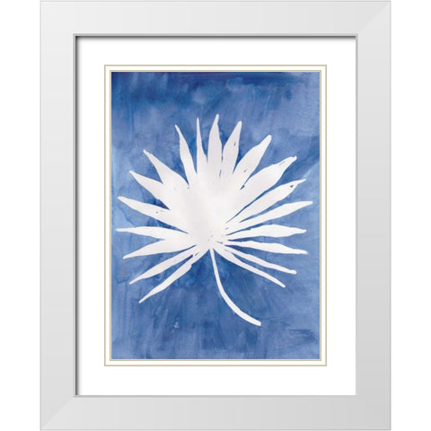 Natural Silhouette B White Modern Wood Framed Art Print with Double Matting by Varacek, Pam