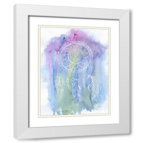 Storm Catcher White Modern Wood Framed Art Print with Double Matting by Varacek, Pam