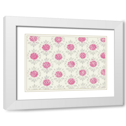 Bright Boho Cord White Modern Wood Framed Art Print with Double Matting by Allen, Candace