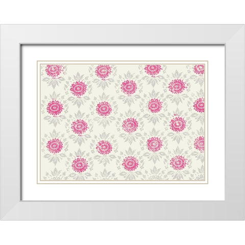 Bright Boho Cord White Modern Wood Framed Art Print with Double Matting by Allen, Candace
