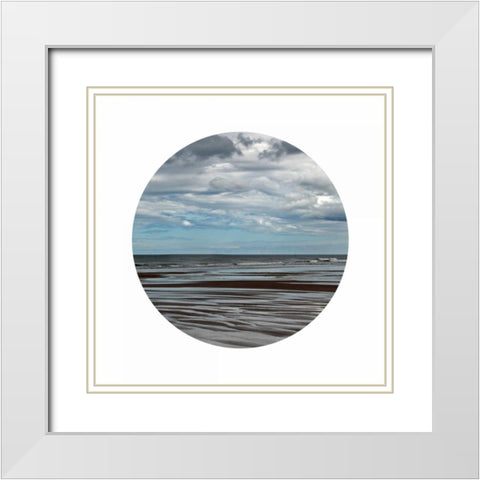 Window Into The Sea 2 White Modern Wood Framed Art Print with Double Matting by Allen, Candace