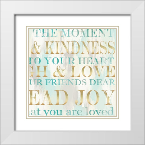 Live Inspire 2 White Modern Wood Framed Art Print with Double Matting by Allen, Candace