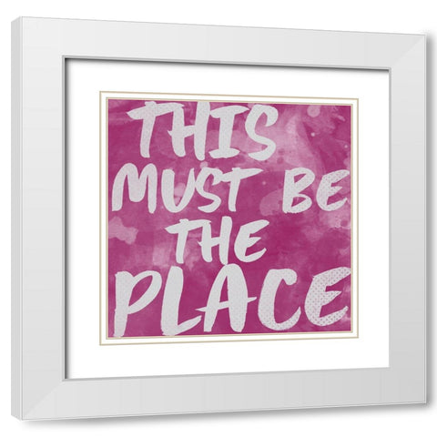 Grandure 3 White Modern Wood Framed Art Print with Double Matting by Lula Bijoux and Company