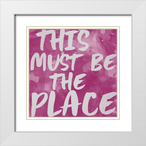 Grandure 3 White Modern Wood Framed Art Print with Double Matting by Lula Bijoux and Company