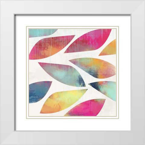 Grandure 2 White Modern Wood Framed Art Print with Double Matting by Lula Bijoux And Company