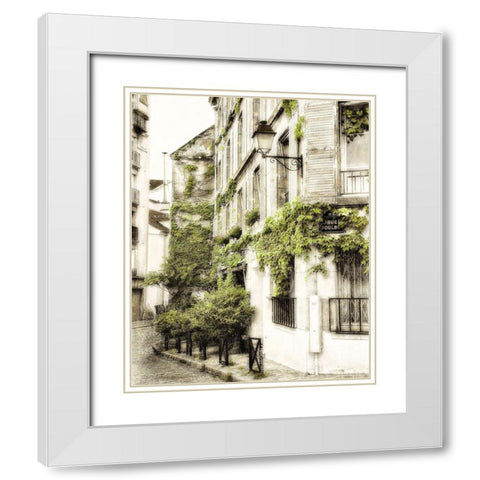 Rue Poulbo White Modern Wood Framed Art Print with Double Matting by Poinski, Dianne