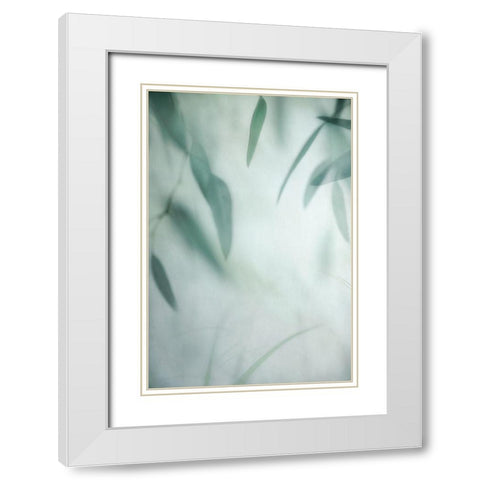 Rhythm Variation 2 White Modern Wood Framed Art Print with Double Matting by Poinski, Dianne