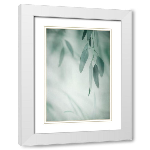 Rhythm Variation 1 White Modern Wood Framed Art Print with Double Matting by Poinski, Dianne