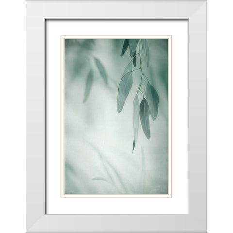 Rhythm Variation 1 White Modern Wood Framed Art Print with Double Matting by Poinski, Dianne