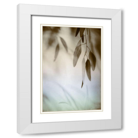 Vibrant Rhythm 1 White Modern Wood Framed Art Print with Double Matting by Poinski, Dianne