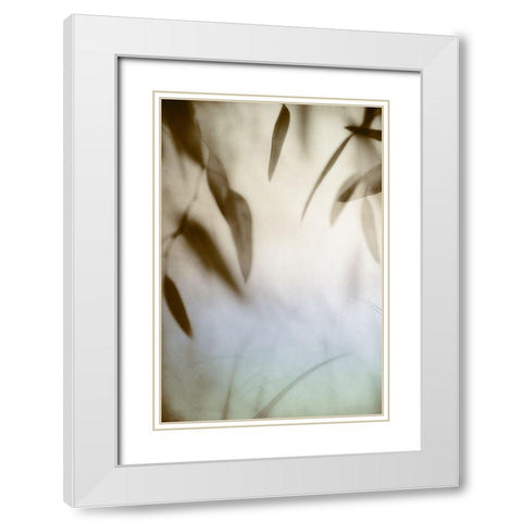 Vibrant Rhythm 2 White Modern Wood Framed Art Print with Double Matting by Poinski, Dianne