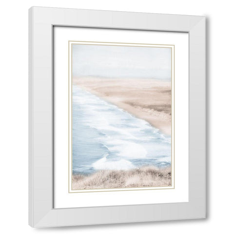 Pretty Storm White Modern Wood Framed Art Print with Double Matting by Lula Bijoux and Company