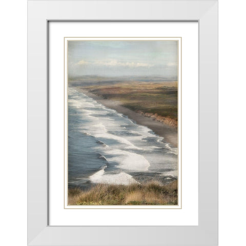 After the Storm White Modern Wood Framed Art Print with Double Matting by Poinski, Dianne