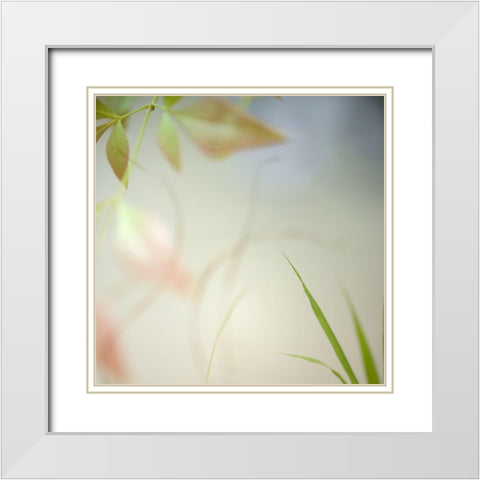 Warm Breeze 3 White Modern Wood Framed Art Print with Double Matting by Poinski, Dianne