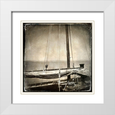 Rustic Seafarer 2 White Modern Wood Framed Art Print with Double Matting by Poinski, Dianne