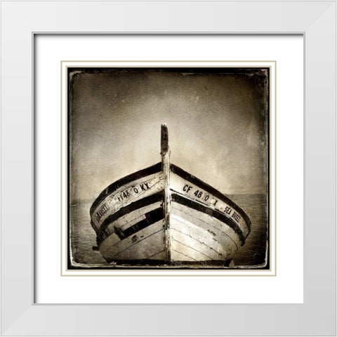 Rustic Seafarer 3 White Modern Wood Framed Art Print with Double Matting by Poinski, Dianne