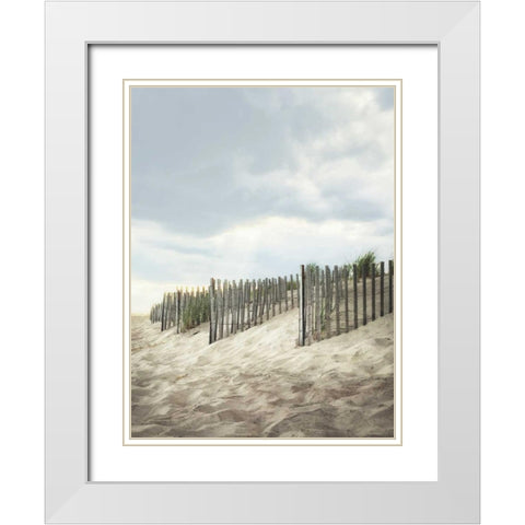 Jacobs Ladder Dawn White Modern Wood Framed Art Print with Double Matting by Rowland, Joseph