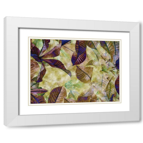 Wild Night White Modern Wood Framed Art Print with Double Matting by Ghanooni, Sarah