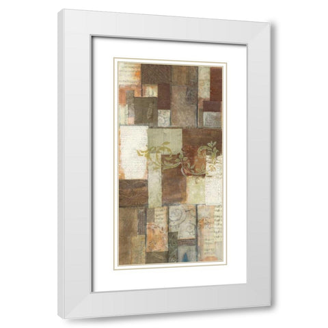 . White Modern Wood Framed Art Print with Double Matting by Haynes, Smith