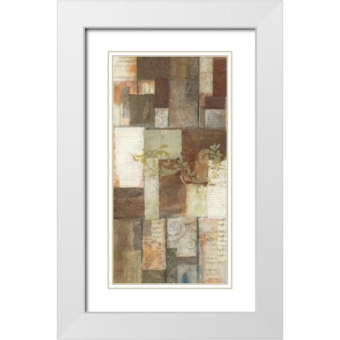 . White Modern Wood Framed Art Print with Double Matting by Haynes, Smith