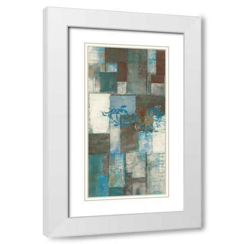 . White Modern Wood Framed Art Print with Double Matting by Haynes, Smith
