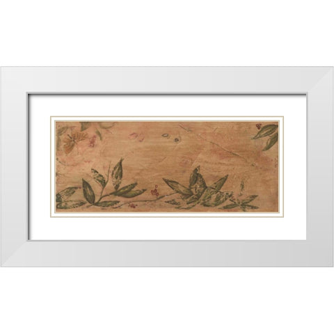 . White Modern Wood Framed Art Print with Double Matting by Haynes, Smith